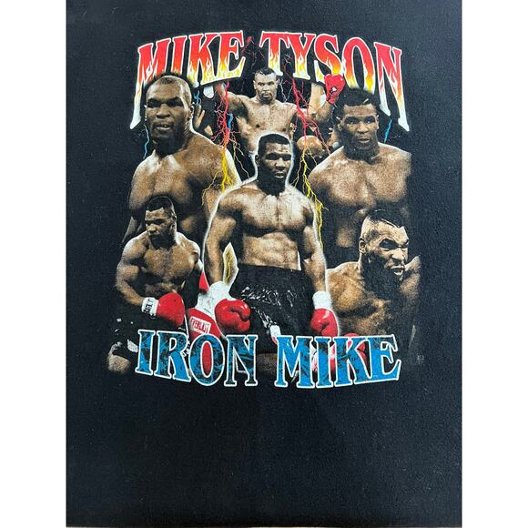 Men's Short Sleeve T-Shirt Mike Tyson Iron Mike Graphic Size XL - Picture 2 of 7